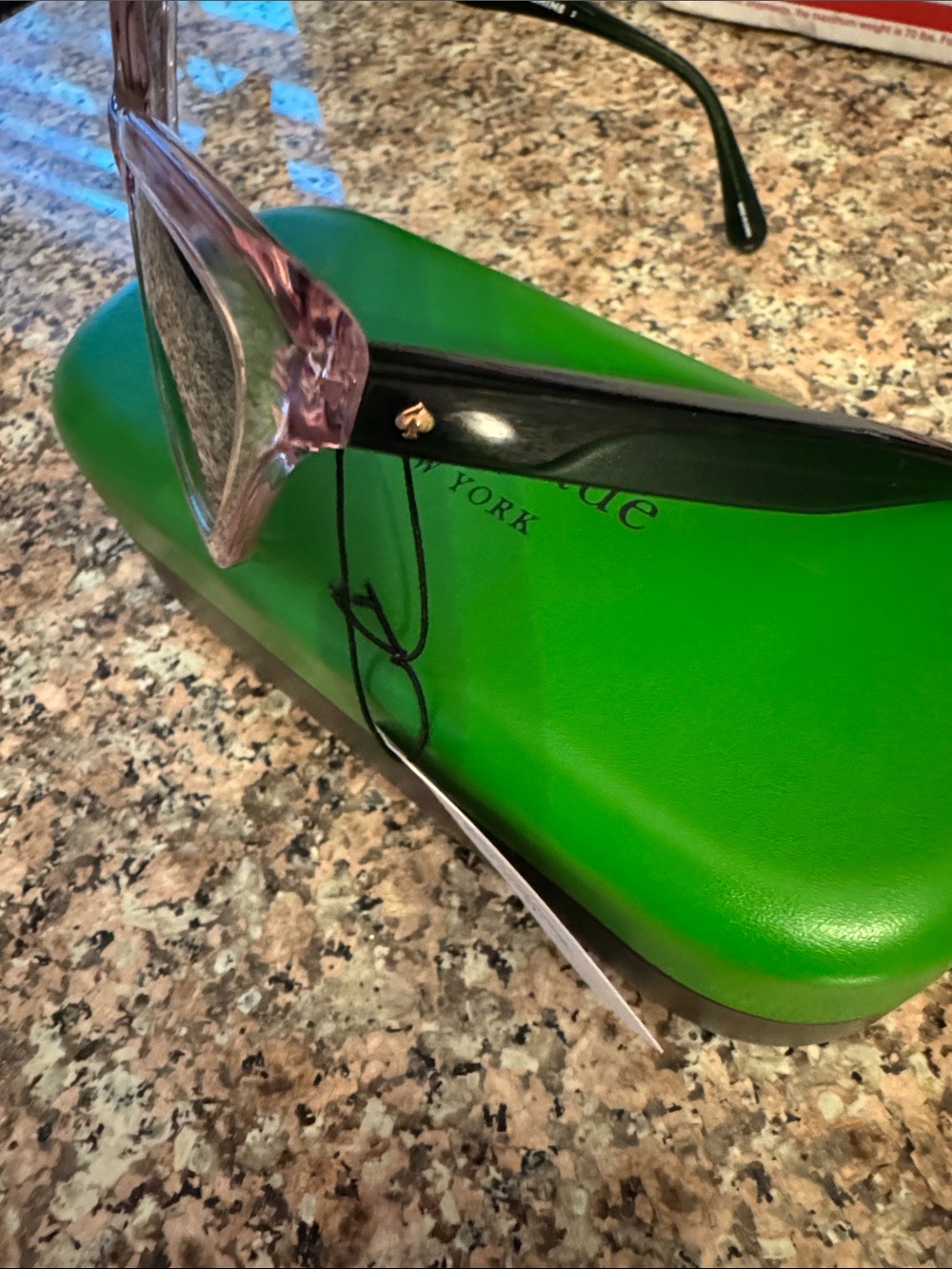 kate spade Light Pink Transparent Cat-Eye Sunglasses - Picture 3 of 3